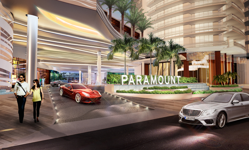 Entrance to Paramount Fort Lauderdale